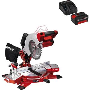 Einhell TE-MS 18/210 Li 18v Cordless Compound Mitre Saw 210mm 1 x 4ah Li-ion Battery Charger No Case Einhell TE-MS 18/210 Li 18v Cordless Compound Mitre Saw 210mm 1 x 4ah Li-ion Battery Charger No Case