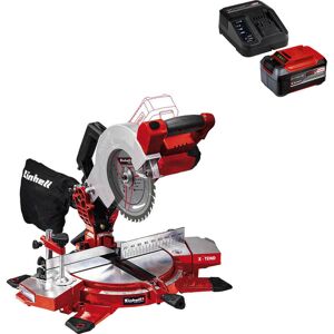 Einhell TE-MS 18/210 Li 18v Cordless Compound Mitre Saw 210mm 1 x 5.2ah Li-ion Battery Charger No Case Einhell TE-MS 18/210 Li 18v Cordless Compound Mitre Saw 210mm 1 x 5.2ah Li-ion Battery Charger No Case