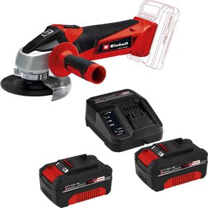 Einhell TC-AG 18/115 Li 18v Cordless Angle Grinder 115mm 2 x 4ah Li-ion Battery Charger No Case Einhell TC-AG 18/115 Li 18v Cordless Angle Grinder 115mm 2 x 4ah Li-ion Battery Charger No Case