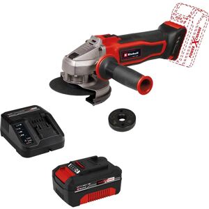 Einhell TE-AG 18/115 Q Li 18v Cordless Quick Fix Angle Grinder 115mm 1 x 4ah Li-ion Battery Charger No Case Einhell TE-AG 18/115 Q Li 18v Cordless Quick Fix Angle Grinder 115mm 1 x 4ah Li-ion Battery Charger No Case