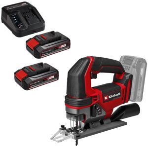 Einhell TE-JS 18/100 Li 18v Cordless Jigsaw 2 x 2.5ah Li-ion Charger No Case Einhell TE-JS 18/100 Li 18v Cordless Jigsaw 2 x 2.5ah Li-ion Charger No Case
