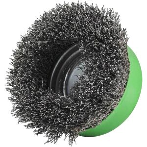 Faithfull X Lock Crimped 0.3mm Stainless Steel Wire Cup Brush 75mm X-Lock Faithfull X Lock Crimped 0.3mm Stainless Steel Wire Cup Brush 75mm X-Lock