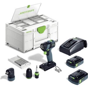 Festool TXS 18 18v Cordless Brushless Drill Driver Set 2 x 3ah Li-ion Battery Charger Case Festool TXS 18 18v Cordless Brushless Drill Driver Set 2 x 3ah Li-ion Battery Charger Case