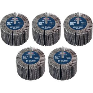 Sealey Fw8040ass 80 X 40mm Abrasive Flap Wheel - Assorted Grit, 5 pcs Sealey Fw8040ass 80 X 40mm Abrasive Flap Wheel - Assorted Grit, 5 pcs