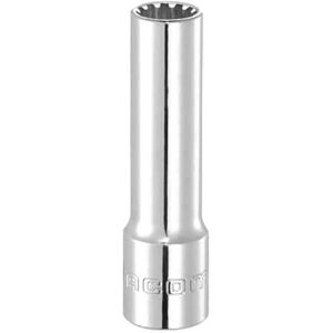 Facom 3/8" Drive Chrome Thin Wall Spline Socket 3/8" M14 63mm Facom 3/8" Drive Chrome Thin Wall Spline Socket 3/8" M14 63mm