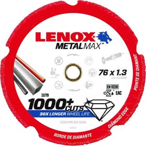 Lenox MetalMax Diamond Metal Cutting Disc 75mm Lenox MetalMax Diamond Metal Cutting Disc 75mm