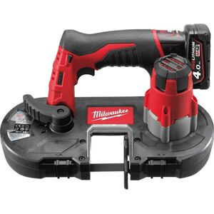 Milwaukee M12 BS 12v Cordless Compact Bandsaw 2 x 4ah Li-ion Charger Case Milwaukee M12 BS 12v Cordless Compact Bandsaw 2 x 4ah Li-ion Charger Case