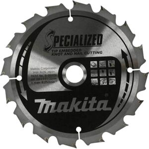 Makita SPECIALIZED Knot and Nail Cutting Saw Blade 190mm 40T 30mm Makita SPECIALIZED Knot and Nail Cutting Saw Blade 190mm 40T 30mm