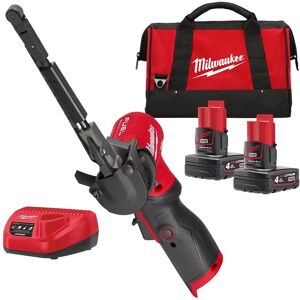 Milwaukee M12 FBFL13 Fuel 12v Cordless Brushless Belt Sander 2 x 4ah Li-ion Battery Charger Bag Milwaukee M12 FBFL13 Fuel 12v Cordless Brushless Belt Sander 2 x 4ah Li-ion Battery Charger Bag