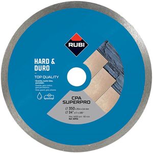Rubi CPA SuperPro Diamond Cutting Disc for Hard Materials 350mm 2.6mm 25.4mm Rubi CPA SuperPro Diamond Cutting Disc for Hard Materials 350mm 2.6mm 25.4mm