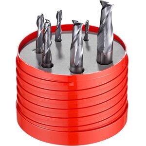 DORMER Model 922 End Mill Set - Carbide, 3-10mm, 2 Flutes DORMER Model 922 End Mill Set - Carbide, 3-10mm, 2 Flutes