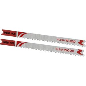 Stanley FatMax Clean Cutting U Shank Jigsaw Blades for Wood Pack of 2 Stanley FatMax Clean Cutting U Shank Jigsaw Blades for Wood Pack of 2