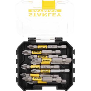 Stanley FatMax Impact Pozi Screwdriver Bits PZ2 50mm Pack of 10 Stanley FatMax Impact Pozi Screwdriver Bits PZ2 50mm Pack of 10