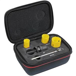 Starrett KFC03051 3 Piece Electricians Kwik-Change Hole Saw Set Starrett KFC03051 3 Piece Electricians Kwik-Change Hole Saw Set
