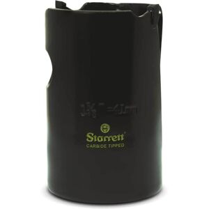 Starrett Carbide Tipped Multi Purpose Hole Saw 41mm Starrett Carbide Tipped Multi Purpose Hole Saw 41mm