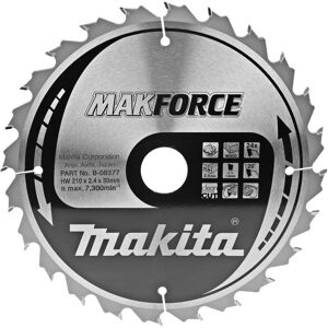 Makita MAKFORCE Wood Cutting Saw Blade 210mm 24T 30mm Makita MAKFORCE Wood Cutting Saw Blade 210mm 24T 30mm