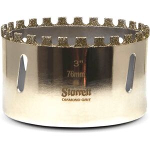 Starrett Diamond Coated Hole Saw 76mm Starrett Diamond Coated Hole Saw 76mm
