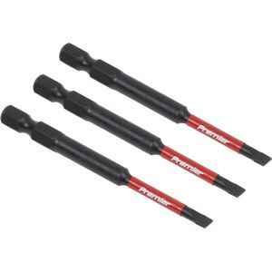 Sealey Impact Power Tool Slotted Screwdriver Bits 4.5mm 75mm Pack of 3 Sealey Impact Power Tool Slotted Screwdriver Bits 4.5mm 75mm Pack of 3