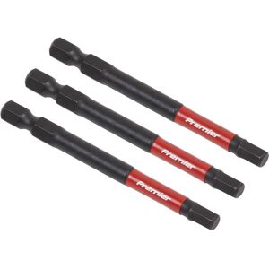 Sealey Impact Power Tool Hexagon Screwdriver Bits Hex 5mm 75mm Pack of 3 Sealey Impact Power Tool Hexagon Screwdriver Bits Hex 5mm 75mm Pack of 3