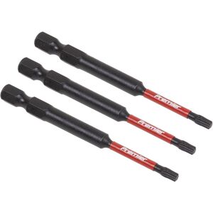 Sealey Impact Power Tool Torx Screwdriver Bits T15 75mm Pack of 3 Sealey Impact Power Tool Torx Screwdriver Bits T15 75mm Pack of 3