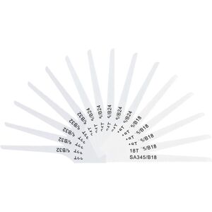 Sealey 15 Piece Mixed Air Saw Blades Set Sealey 15 Piece Mixed Air Saw Blades Set