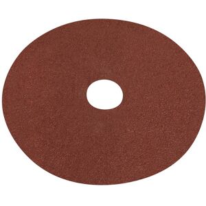Sealey Aluminium Oxide Fibre Backed Sanding Disc 125mm 40g Pack of 25 Sealey Aluminium Oxide Fibre Backed Sanding Disc 125mm 40g Pack of 25