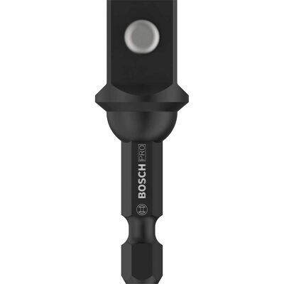 Bosch Professional Bosch PRO 1/4" Hex Shank to Square Drive Impact Socket Adapter 1/2" Bosch Professional Bosch PRO 1/4" Hex Shank to Square Drive Impact Socket Adapter 1/2"