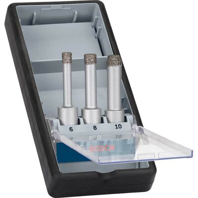 Bosch 2608587145 - Diamond Drill Bits Set - Durable, Dry Ceramic Perforation Bosch 2608587145 - Diamond Drill Bits Set - Durable, Dry Ceramic Perforation