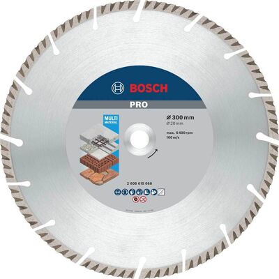 Bosch Professional Bosch PRO Universal Diamond Cutting Disc 300mm 3.3mm 20mm Bosch Professional Bosch PRO Universal Diamond Cutting Disc 300mm 3.3mm 20mm