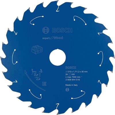 Bosch Professional Bosch EXPERT Wood Cutting Table Saw Blade 210mm 24T 30mm Bosch Professional Bosch EXPERT Wood Cutting Table Saw Blade 210mm 24T 30mm