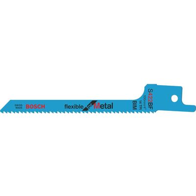 Bosch Professional Bosch S422BF Metal Cutting Reciprocating Sabre Saw Blades Pack of 5 Bosch Professional Bosch S422BF Metal Cutting Reciprocating Sabre Saw Blades Pack of 5