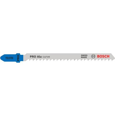 Bosch Professional Bosch PRO T227 D Aluminium Cutting Jigsaw Blades Pack of 2 Bosch Professional Bosch PRO T227 D Aluminium Cutting Jigsaw Blades Pack of 2