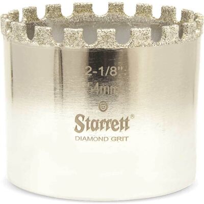 Starrett 54 mm Diamond Core Drill Bit - Diamond Cutting Starrett 54 mm Diamond Core Drill Bit - Diamond Cutting