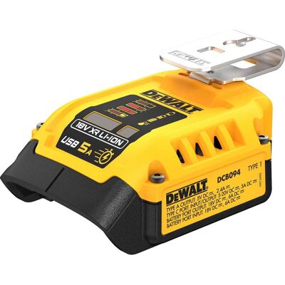 DeWalt DCB094 18v XR 5A USB Power Delivery Charging Kit DeWalt DCB094 18v XR 5A USB Power Delivery Charging Kit
