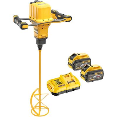 DeWalt DCD240 54v XR Cordless Brushless FLEXVOLT Paddle Mixer 2 x 9ah Li-ion Battery Charger No Case DeWalt DCD240 54v XR Cordless Brushless FLEXVOLT Paddle Mixer 2 x 9ah Li-ion Battery Charger No Case