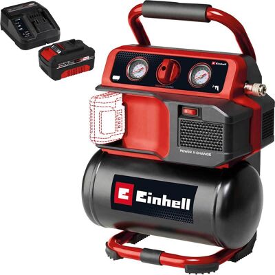 Einhell TE-AC 18/75 Li OF 18v Cordless Oil Free Air Compressor 5 Litre 1 x 4ah Li-ion Battery Charger Einhell TE-AC 18/75 Li OF 18v Cordless Oil Free Air Compressor 5 Litre 1 x 4ah Li-ion Battery Charger