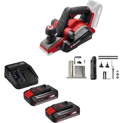 Einhell Professional TP-PL 18/3 Li BL 18v Cordless Brushless Planer 2 x 2.5ah Li-ion Battery Charger No Case Einhell Professional TP-PL 18/3 Li BL 18v Cordless Brushless Planer 2 x 2.5ah Li-ion Battery Charger No Case
