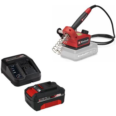 Einhell TE-SI 18/480 Li E 18v Cordless Soldering Iron 1 x 4ah Li-ion Charger No Case Einhell TE-SI 18/480 Li E 18v Cordless Soldering Iron 1 x 4ah Li-ion Charger No Case