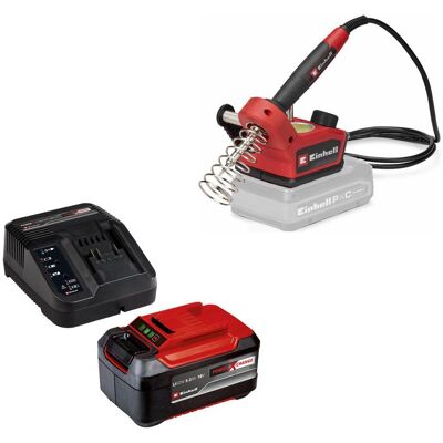 Einhell TE-SI 18/480 Li E 18v Cordless Soldering Iron 1 x 5.2ah Plus Li-ion Charger No Case Einhell TE-SI 18/480 Li E 18v Cordless Soldering Iron 1 x 5.2ah Plus Li-ion Charger No Case