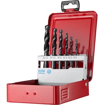 Dormer Thread Tap Set - M4 to M12, 6 pcs Dormer Thread Tap Set - M4 to M12, 6 pcs