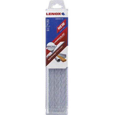 Lenox Bi-Metal Reciprocating Saw Blade - 25 pcs - for Wood, Plastic, Metal Lenox Bi-Metal Reciprocating Saw Blade - 25 pcs - for Wood, Plastic, Metal