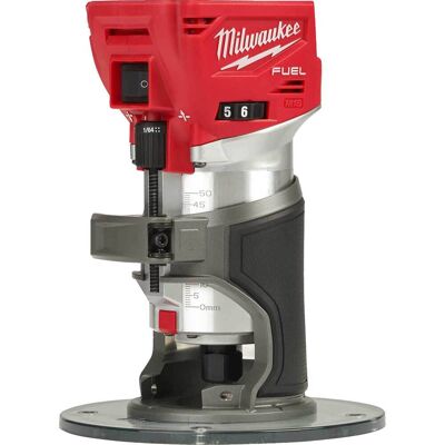 Milwaukee M18 FTR Fuel 18v Cordless Brushless 1/4" Trim Router No Batteries No Battery Charger Case Milwaukee M18 FTR Fuel 18v Cordless Brushless 1/4" Trim Router No Batteries No Battery Charger Case