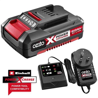 Ozito PXC 18V Li-Ion - 2Ah - Eco Charger - Battery Ozito PXC 18V Li-Ion - 2Ah - Eco Charger - Battery