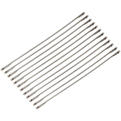 Draper Pin End Fretsaw Blades 5" / 125mm 25tpi Pack of 12 Draper Pin End Fretsaw Blades 5" / 125mm 25tpi Pack of 12