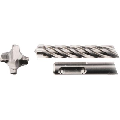 Makita Nemesis II SDS Masonry Hammer Drill Bit 8mm 165mm Pack of 1 Makita Nemesis II SDS Masonry Hammer Drill Bit 8mm 165mm Pack of 1