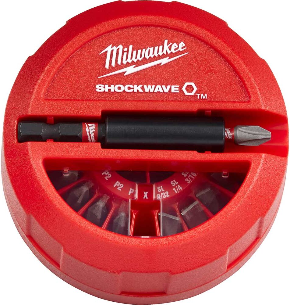 Milwaukee 16 Piece Shockwave Impact Screwdriver Bit Set
