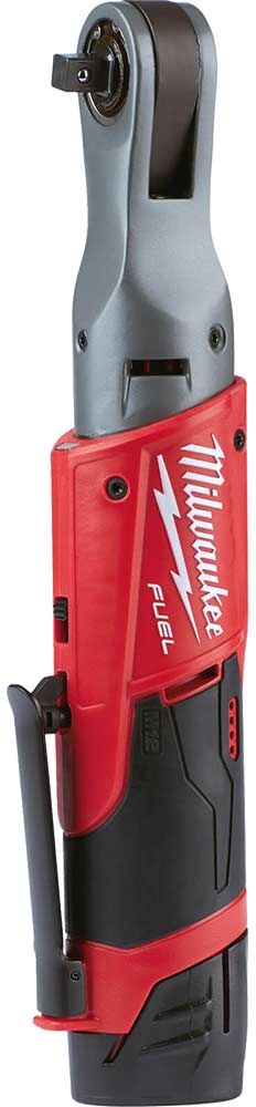 Milwaukee M12 FIR38 Fuel 12v Cordless Brushless 3/8" Drive Ratchet Wrench 1 x 2ah Li-ion Battery Charger Bag