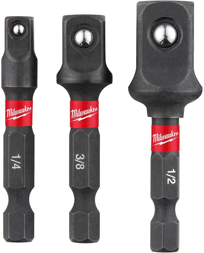 Milwaukee Shockwave Impact Duty Socket Adaptor Set