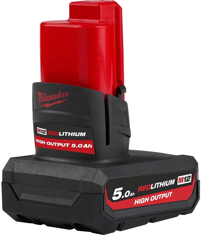 Milwaukee M12 HB5 12v Cordless High Output Li-ion Battery 5ah 5ah
