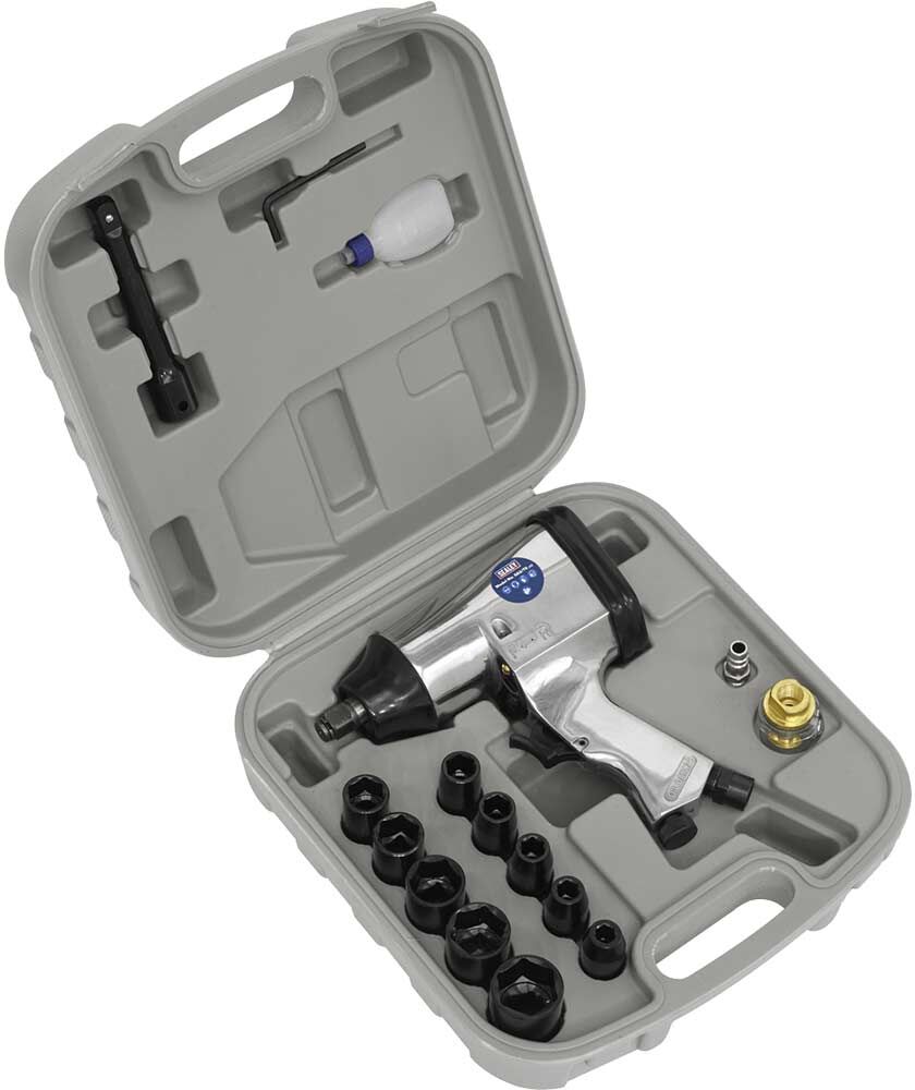 Sealey SA2/TS Air Impact Wrench Kit 1/2" Drive